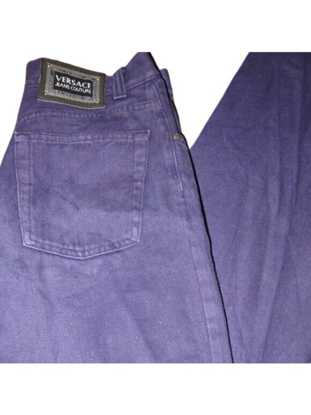 Versace Jeans Couture Straight Leg Blue Denim Jeans Pants 33 47 Plus size 14/16